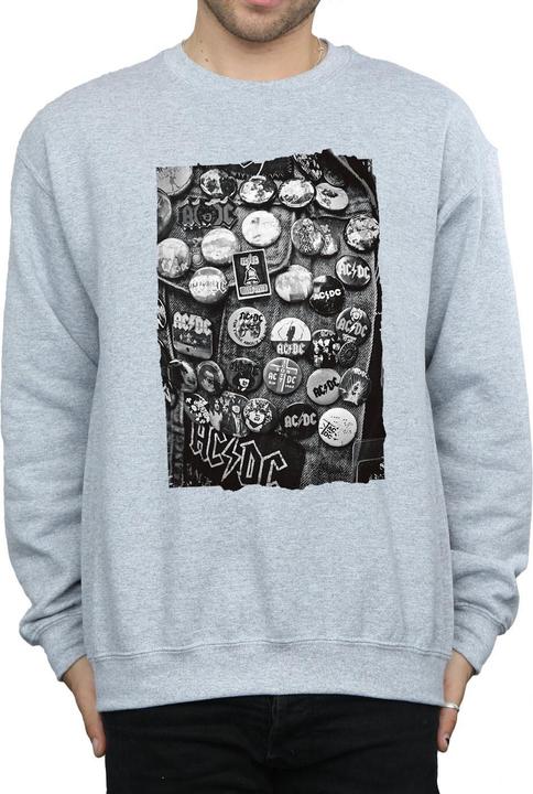 Produktbild AC/DC Badges Kollektion Sweatshirt aus Baumwolle (XL)