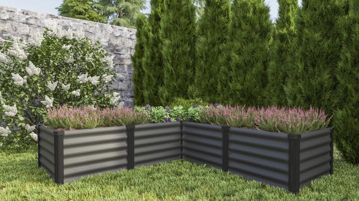 Actual product image Vitavia Raised Bed Linus In Out 401 Size M granite black