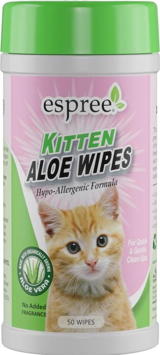 Produktbild Espree Kitten Aloe Wipes 50 stk. (Katze)