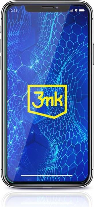 Actual product image 3MK HardGlass Max Lite for iPhone X black frame (1 Piece, Apple iPhone X)