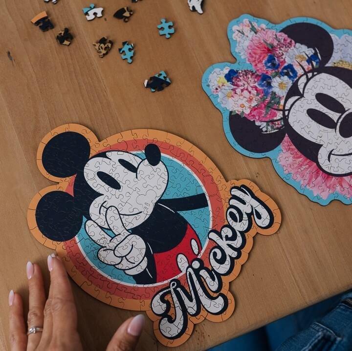 Produktbild Trefl Holz Puzzle Sonderform 160 - Retro Mickey Mouse (160 Teile)