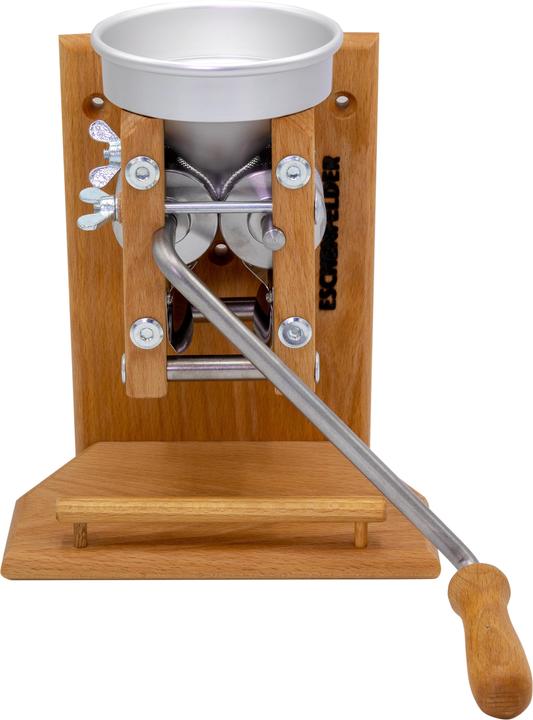 Actual product image Eschenfelder Grain crusher wall model with aluminium hopper
