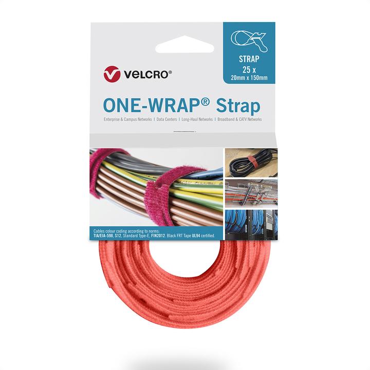 Immagine prodotto Velcro brand Fascetta professionale di marca (Fascette in plastica, 300 mm, 25 pz.)