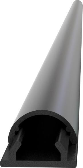 Multibrackets Cable duct 18x1600, aluminum, black (Duct, 160 cm)