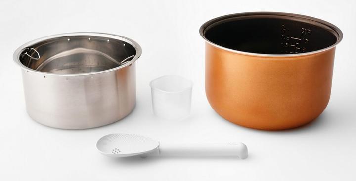 Actual product image Solis Rice & Potato Cooker (type 8161) brushed stainless steel