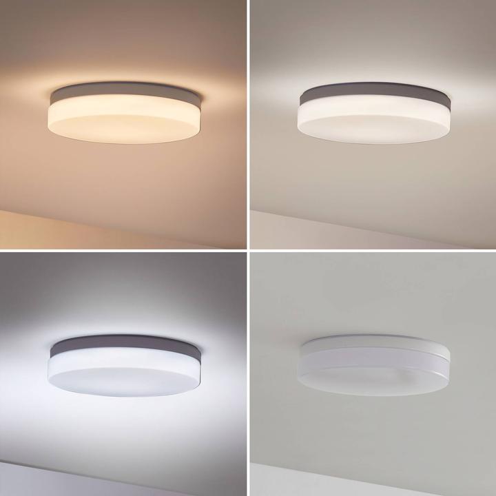 Actual product image Prios Wynion LED ceiling lamp CCT DIP switch 30cm (1770 lm)