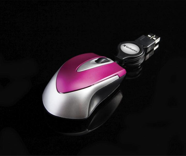 Actual product image Verbatim Go Mini Optical Travel Mouse (Cable)