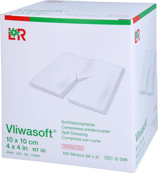 Image du produit Lohmann & Rauscher Schlitzkompressen mit Y-Einschnitt 10x10cm steril