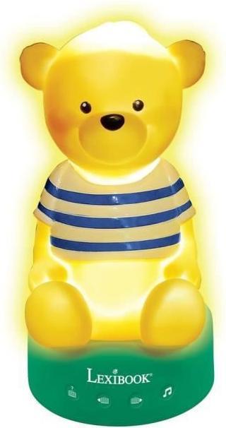 Actual product image Lexibook 3D Polar Bear Night Light and Storyteller with Music and Colour Change 17cm (French)