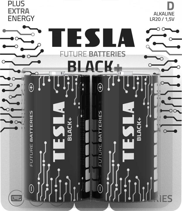 Actual product image Tesla baterie D BLACK+, 2ks, LR20 (2 pcs., D)