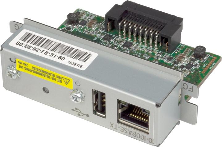 Actual product image Epson Ethernet interface, UB-E04 interface, Ethernet, 1x RJ-45 (10Base-T/100Base-TX), 1x USB-A (WL
