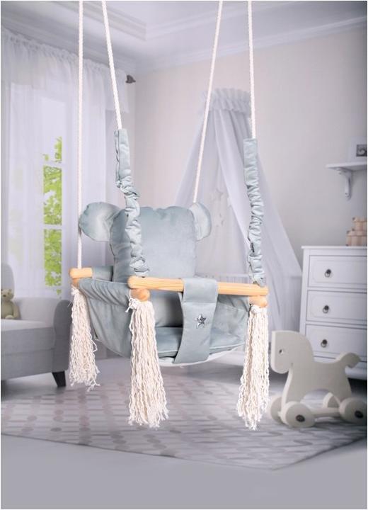 Actual product image Holzecke Teddy Bear" swing grey