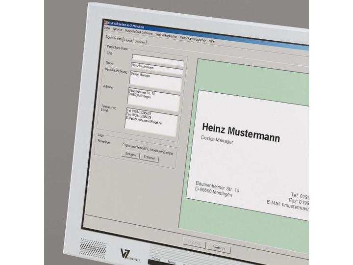 Produktbild Sigel MP Visitenkarten (185 g/m², 150 x, A4)
