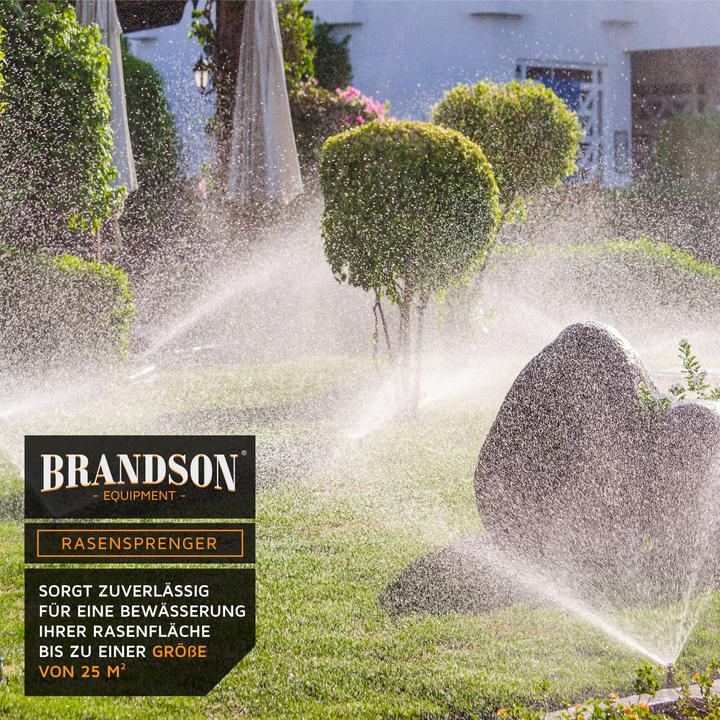 Immagine prodotto Brandson Irrigatore retrattile, irrigatore per prato, sistema di irrigazione per giardino, resistente al (Irrigatori a scomparsa)