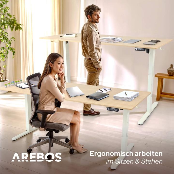 Actual product image Arebos Schreibtisch (180 x 80 x 72 cm)