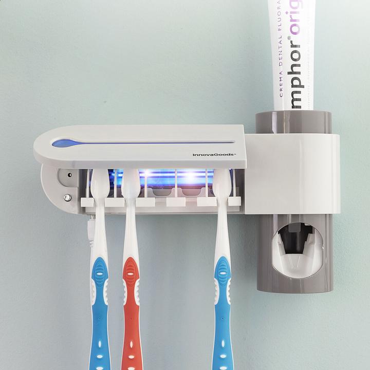 Produktbild InnovaGoods Zahnbürstenhalter mit UV-Sterilisation