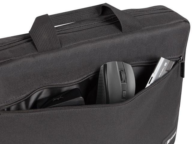Actual product image Genesis Laptop Bag Wallaroo 2 15.6" Black With Wireless Mouse Black (15.60", Universal)