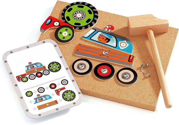 Actual product image Djeco Tap Tap Vehicles (Multilingual)