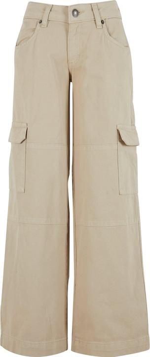 Urban Classics Ladies Low Waist Cargo Denim (30)