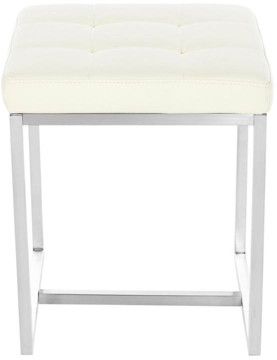 Produktbild Swisshandel24 2er Set Sitzhocker Barci, creme