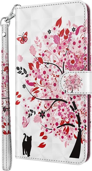 Produktbild Cover-Discount Galaxy S22 - Etui Glitzer Effekt Baum rosa (Samsung Galaxy S22)
