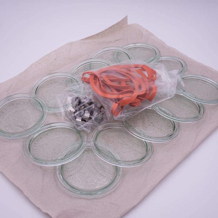 Immagine prodotto Flaschenbauer.de Set di 12 barattoli per conserve da 1 litro (12 pz., 1 l)
