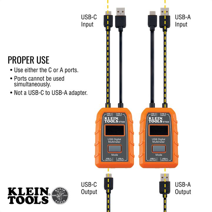 Actual product image Klein Tools ET920 Multimeter Digital Multimeter (ET920)