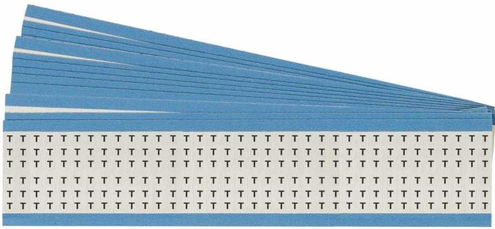 Actual product image Brady Cable labelling cards, acetate fabric, alphabetical capital letters