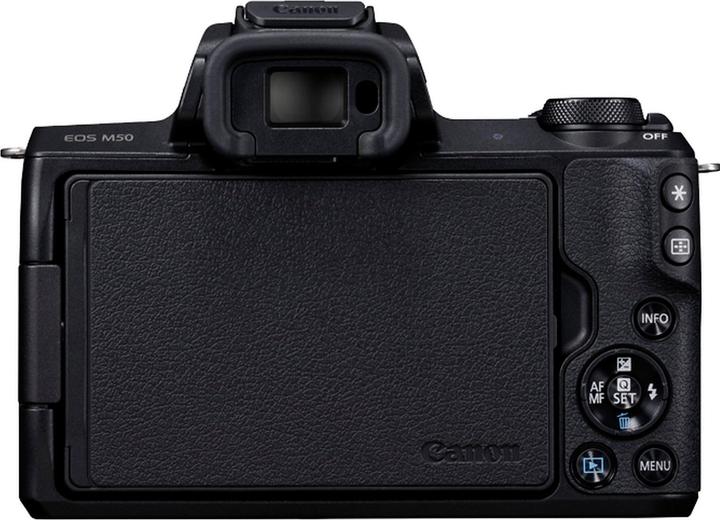 Actual product image Canon EOS M50 Kit - Import (15 - 45 mm, 24.10 Mpx, APS-C / DX)