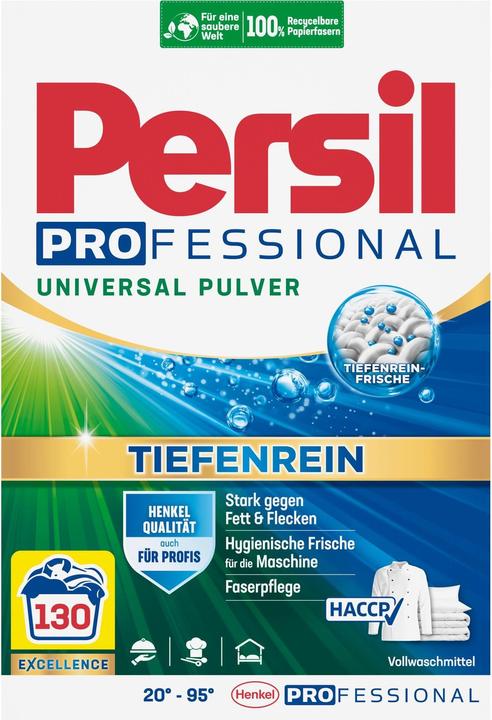 Image du produit Persil Pulverwaschmittel Universal Professional 130 WG, 7.8 kg (130 Cycles de lavage, Poudre)
