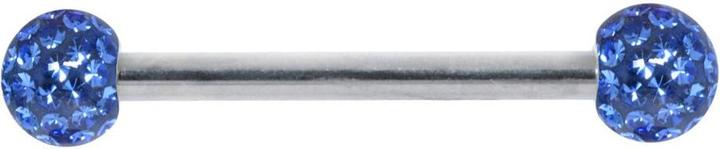 Bijouteria Brustpiercing (Chirurgenstahl 316L, Epoxiharz, Kristall)