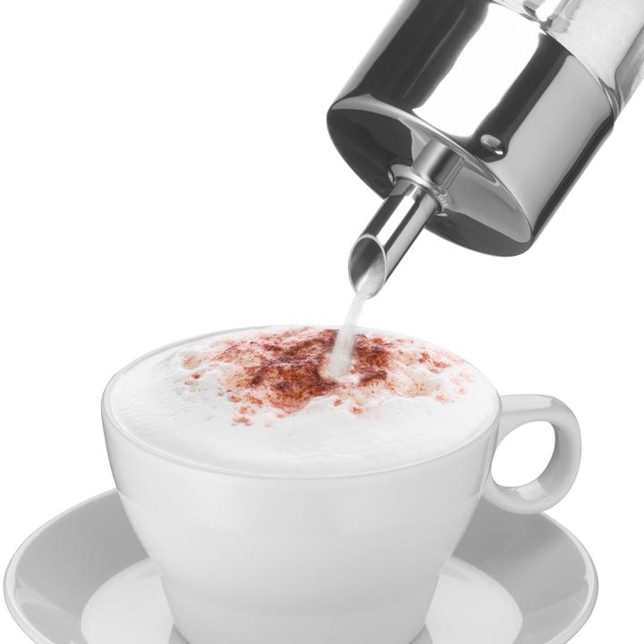 Produktbild WMF Zuckerstreuer Gewürzstreuer 240g für Zucker Kakao Barista Glas Edelstahl (0.25 l)