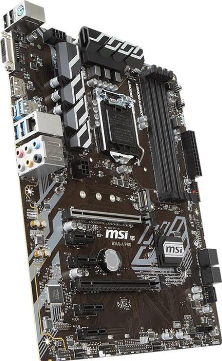 Actual product image MSI B360-A Pro (LGA 1151, Intel B360, ATX)