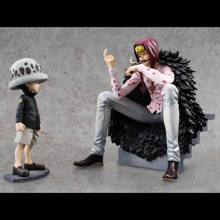 Produktbild Megahouse ONE PIECE - Corazon & Law - Statue Excellent Model Li. Ed. P.O.P. 17cm