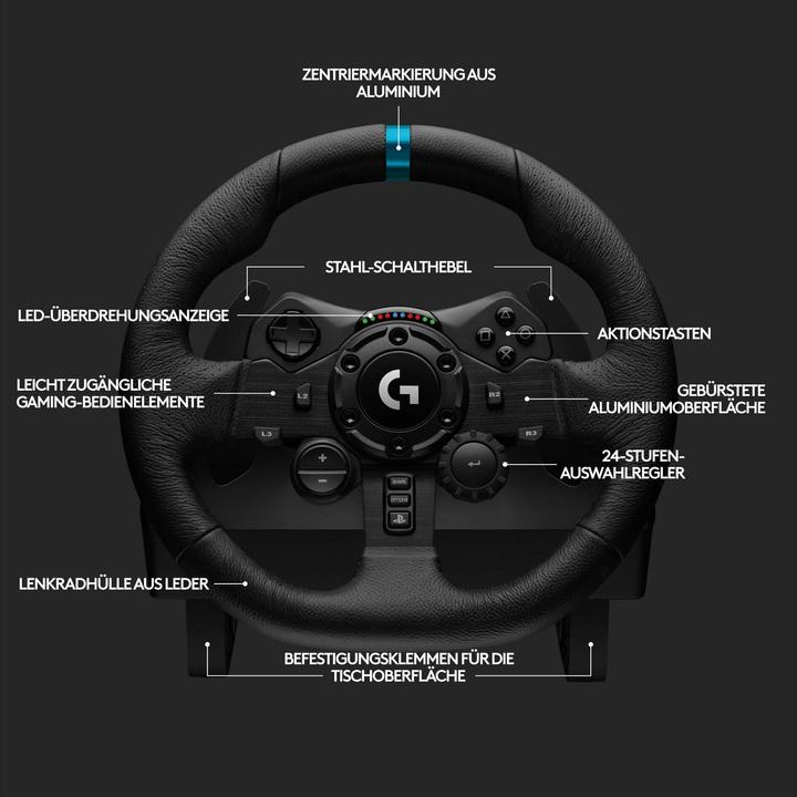 Produktbild Logitech G G923 Trueforce for PC and PlayStation (PS4, PC, PS5)