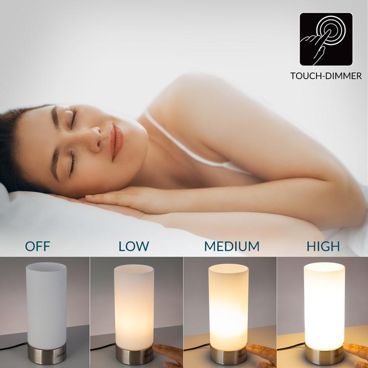 Actual product image Monzana Table Lamp with Touch Function (E14)