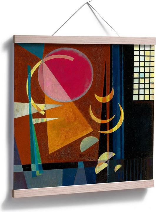 Image du produit Trenddeko Kandinsky - Aiguisé et calme (100 x 100 cm)