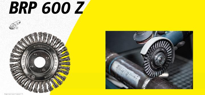 Actual product image Klingspor BRP 600 Z - Brushes 178 x 6 x 22,23 mm