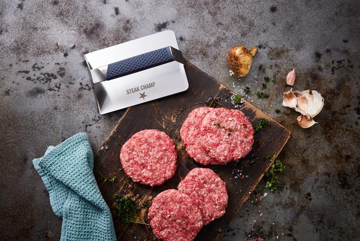 Image du produit Steakchamp Presse à burger XXL avec poignée en plastique