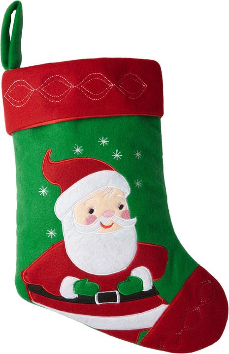 Immagine prodotto tectake Stivale di San Nicolò con motivo di Babbo Natale