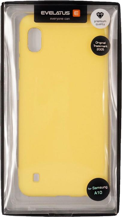 Actual product image Evelatus Galaxy A10 Soft Touch Silicone Case with Strap (Samsung Galaxy A10)