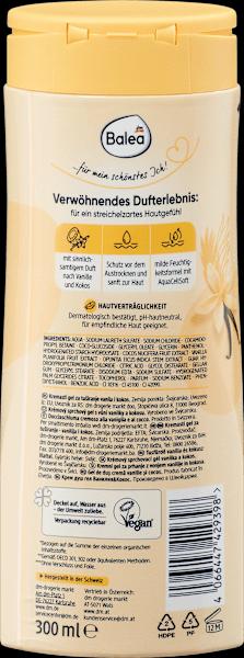 Produktbild dm Balea Cremedusche Vanille und Cocos (300 ml)