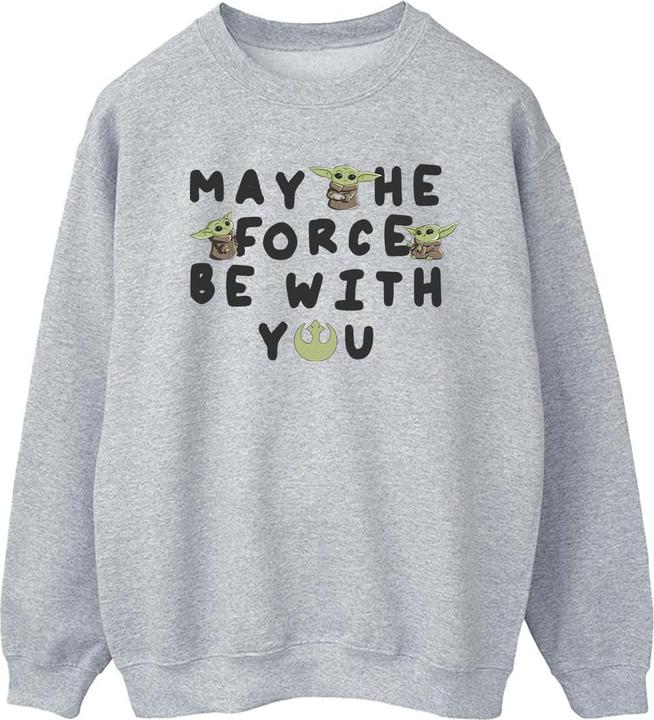 Immagine prodotto Star Wars The Mandalorian Grogu May The Force Be With You Felpa Uomo (S)
