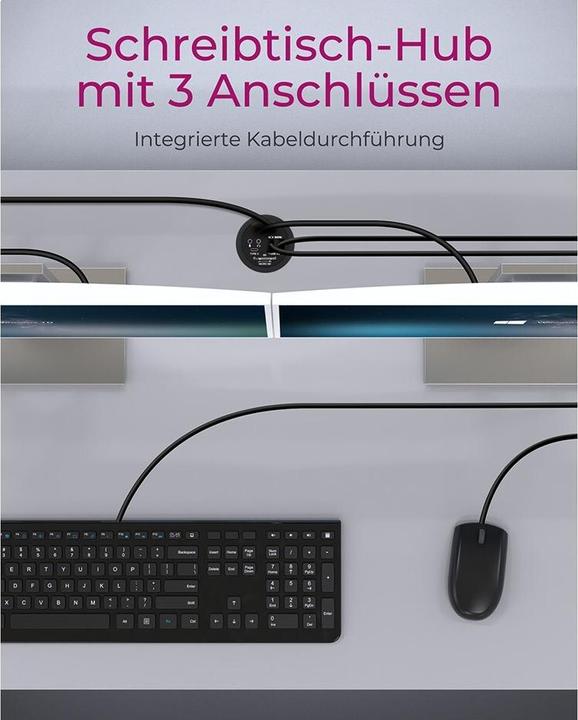Actual product image Icy Box IB-Hub1404A (USB-A, 3 Ports)