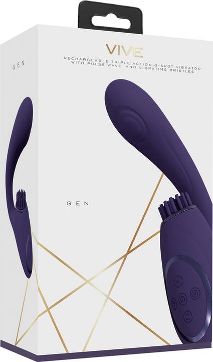 Actual product image Shots Gen - Triple G-Spot Vibrator with Pulse Wave
