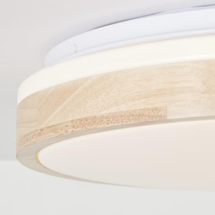 Produktbild Brilliant Brodsky LED Deckenleuchte 38cm holz hell/weiss (2500 lm)