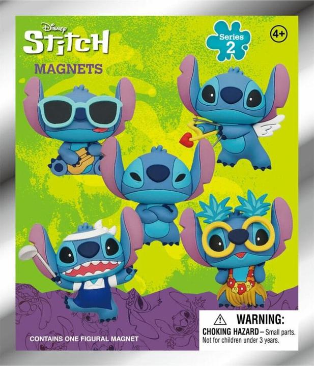Actual product image Monogram Int. Lilo & Stitch Relief Magnets Series 2 Display (12) (12 x)