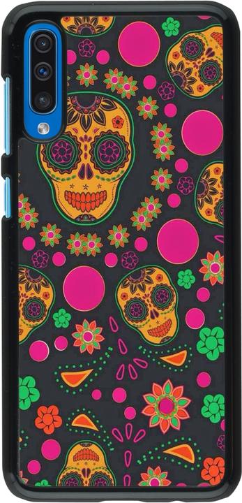 Produktbild PhoneLook Hülle Halloween 22 colorful mexican skulls (Samsung Galaxy A50)