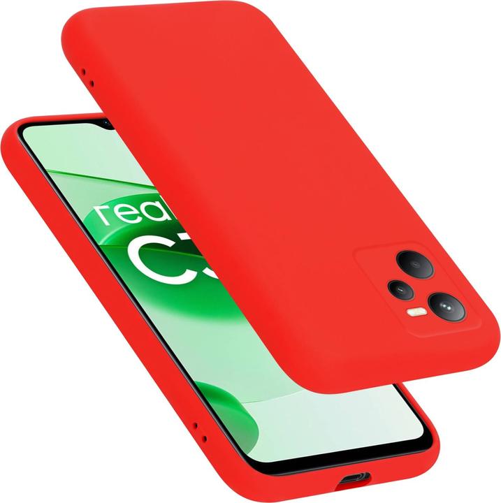 Immagine prodotto Cadorabo Custodia in silicone liquido TPU per Realme C35 / Narzo 50A PRIME (Realme C35, Realme Narzo 50A Prime)