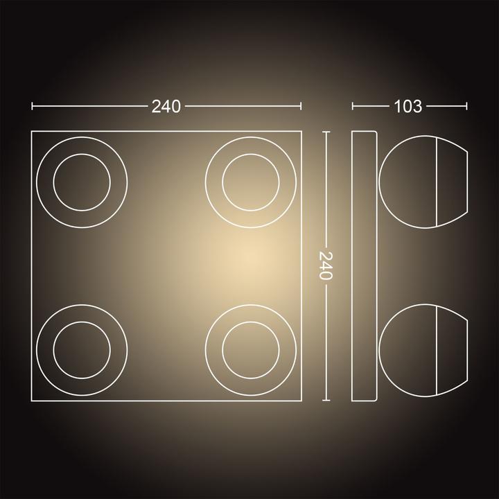 Image du produit Philips Hue Buckram BT de base (1400 lm, GU10)